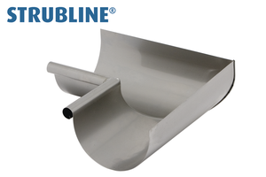 Rinnenwinkel innere 400 mm 141 gefalzt/gelötet "Strubline" - Cr-Ni Spenglereihalbfabrikate