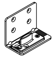 HAWA-PORTA Bodenführung, Porta 45, Stahl verzinkt, für Wandbefestigung - Schiebetür- und Schiebetorbeschläge