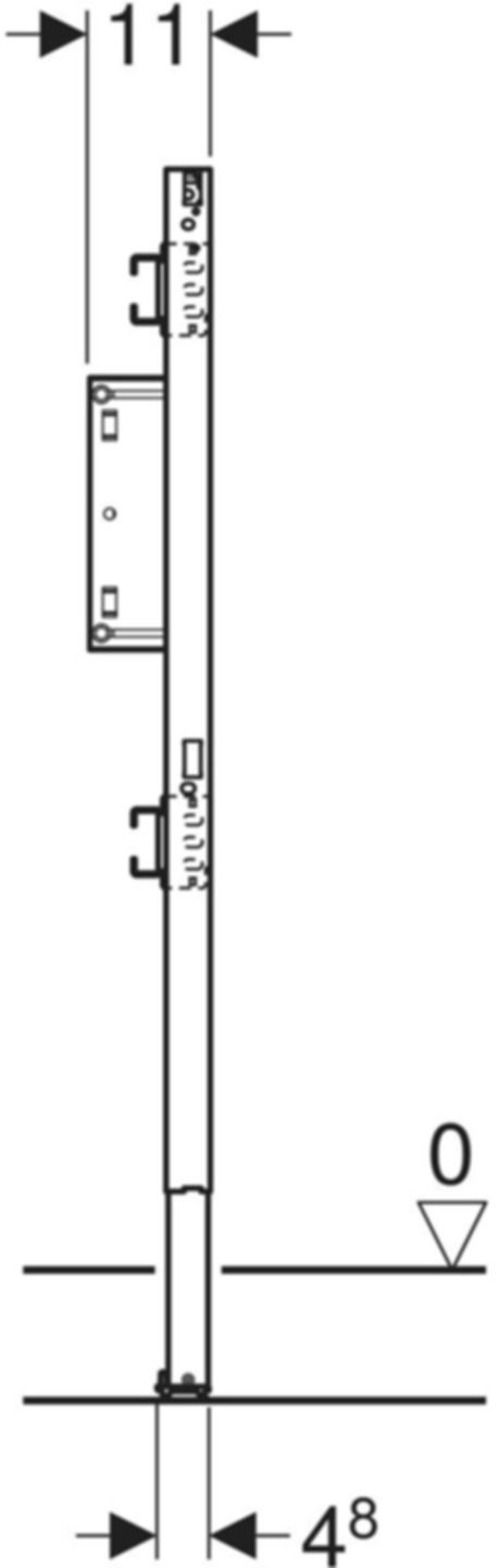 Element für Bad- und Duscharmaturen für UP-Wandarmatur, Typ 112,111.744.00.2 - Geberit-Duofix