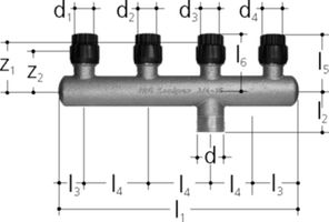 Verteiler +GF+ JRG Sanipex MT
