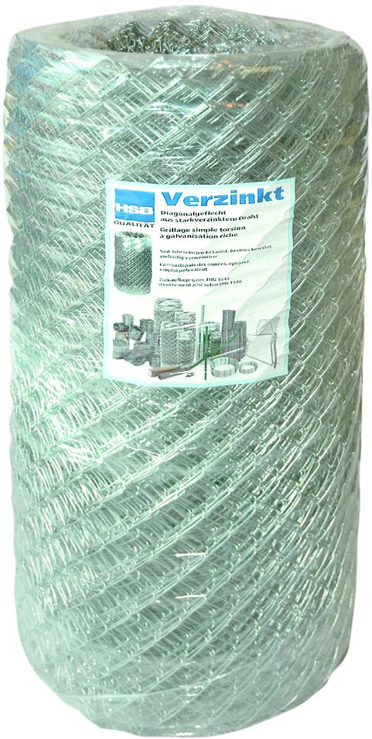 Diagonalgeflecht, starkverzinkt 800 x 40 x 2.2mm, Art. 110.230 - Drahtgeflecht und Zubehör