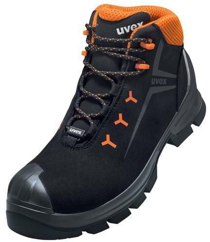 UVEX Stiefel 65252 S3 uvex 2 Gr. 47 schw./orange Vibram W11 - Schuhe