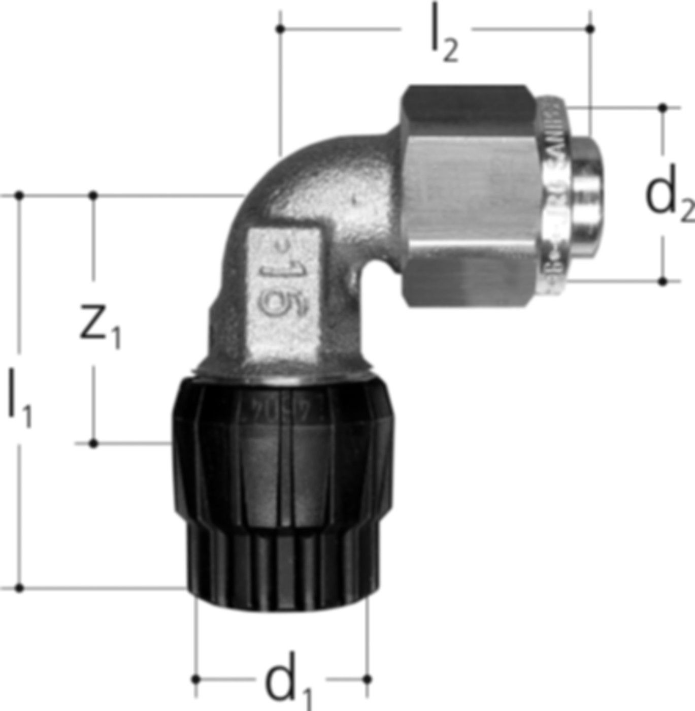 Übergangswinkel +GF+ JRG Sanipex MT