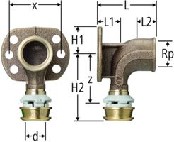 Armaturenanschlüsse NUSSBAUM Optiflex-Flowpress