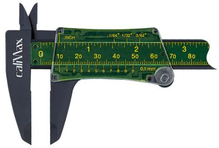 CALIMAX Schieblehre mit Nonius L= 150mm/0.1mm, Polyamid, Art.2901 - Längenmessen