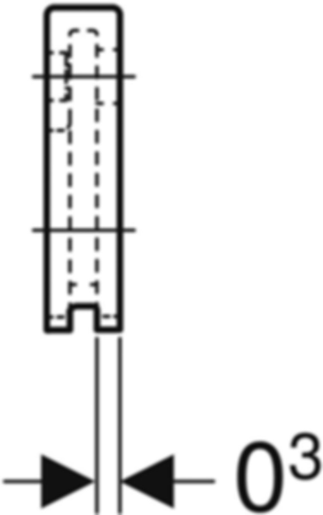 Dämmunterlage EPDM 601.802.00.1 zu Anschluss gerade - Geberit-Push Fit-Formstücke