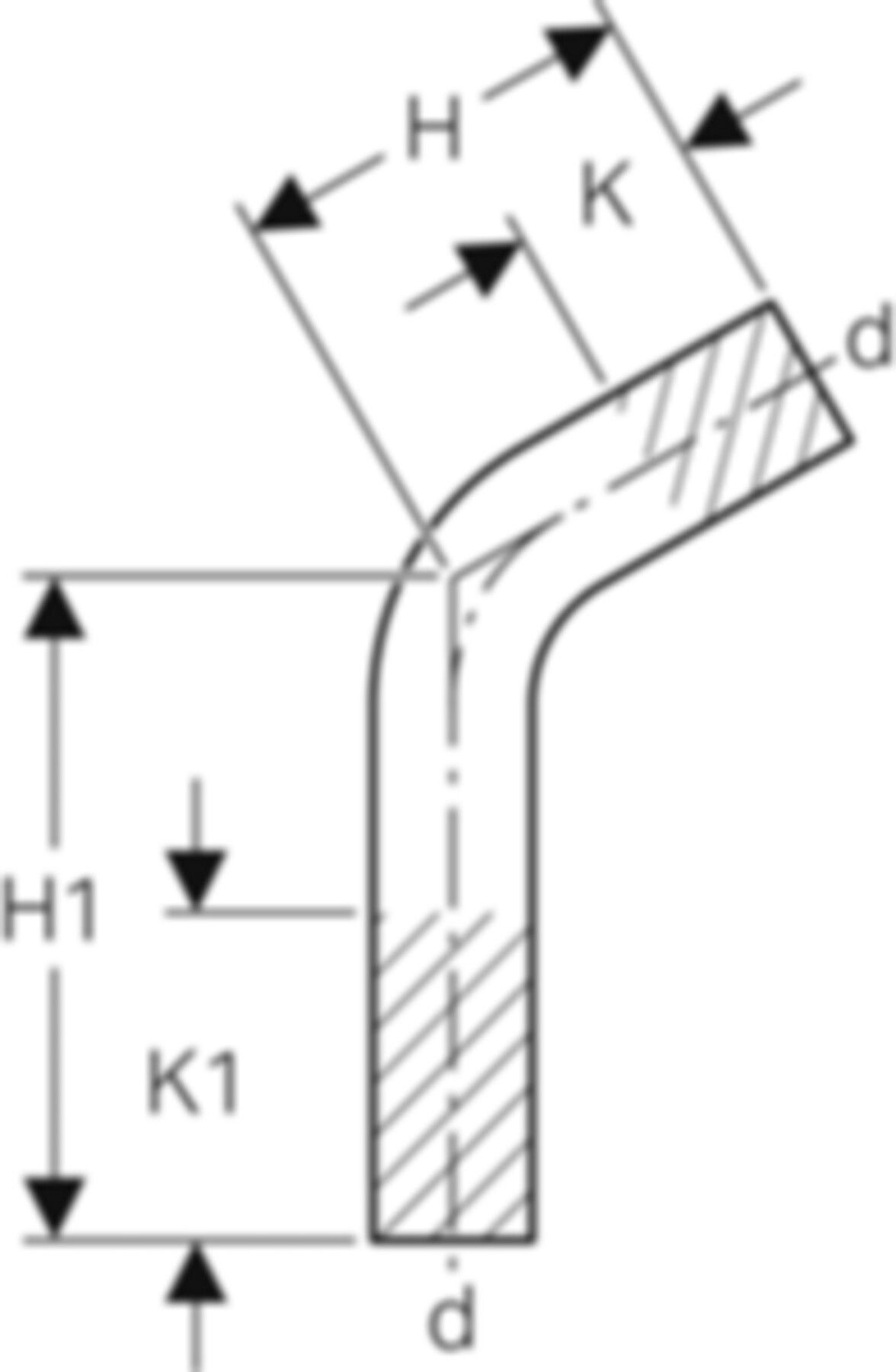 Rohrbogen 60° 42mm 30957 - Mapress-Sanitär-Presssystem-Formstücke