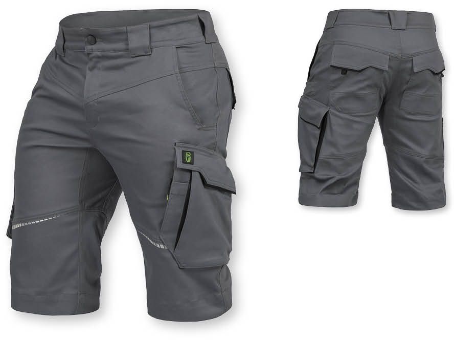 Shorts Leib Wächter Herren grau/schwarz, Gr. 46 - Textilien