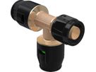 T-Stück 16mm-16mm-1/2" 650.503.00.1 mit MasterFix - Geberit-Push Fit-Formstücke