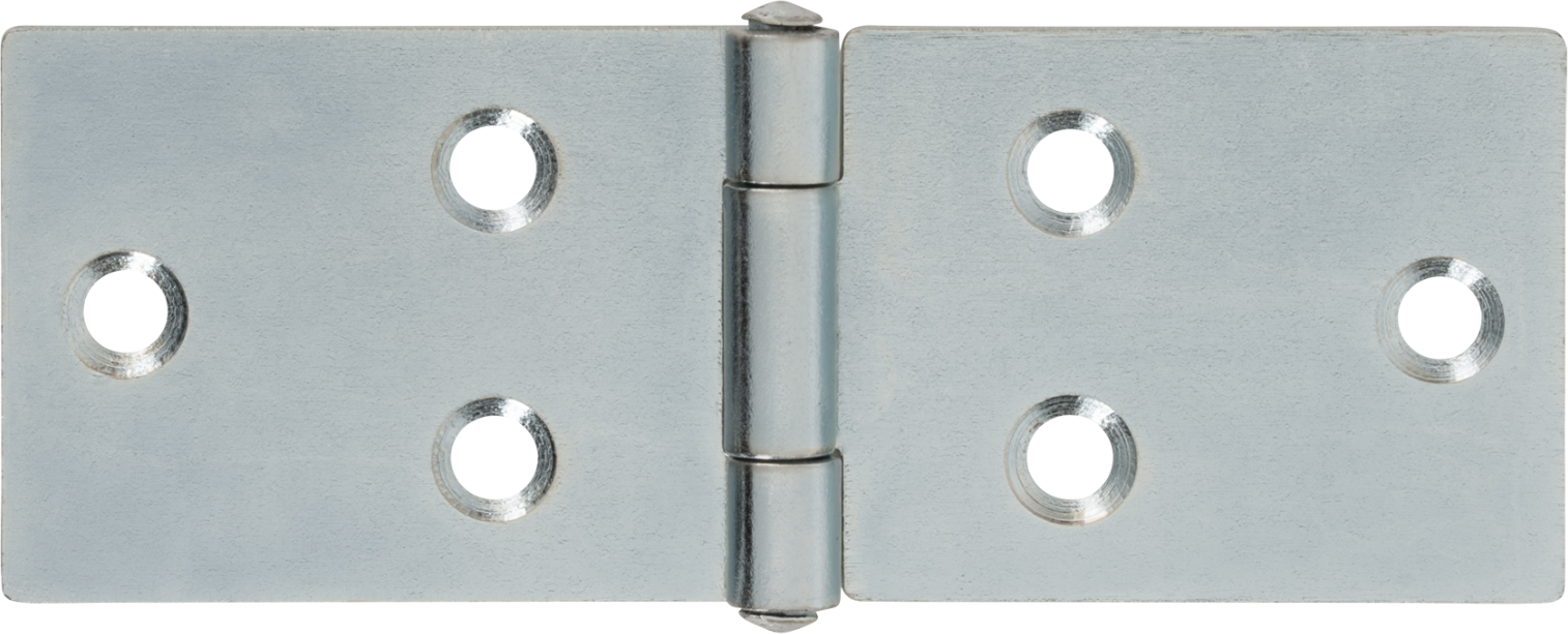 CHARMAG Tisch-Scharnier, mit vernietetem Stift HxB=40x160mm, verzinkt - Scharniere, Verschlüsse und Zubehör