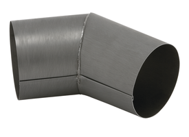 Ablaufrohrwinkel 45° 75 mm 222 ************************************** - Zink vorbew. Spenglereihalbfabrikate