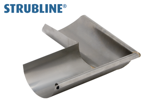 Gehrschildwinkel rechts 250 mm 145 "Strubline" - Cr-Ni Spenglereihalbfabrikate