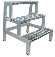 HB Breiter Montagetritt 3 Stufen Typ 495.3, H= 600mm , Stufenbreite= 800 mm - Garten