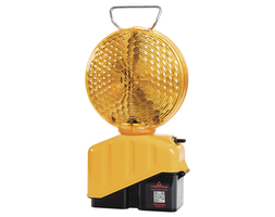 Blitzleuchte Helios Master V4 LED Gelb, Ø 200 Linse, o.Klappfüsse , Triopan-Adapter - Bauwerkzeuge