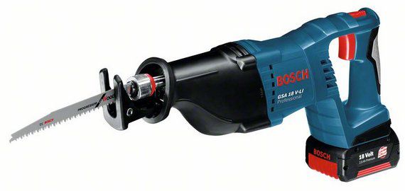 Akku-Säbelsäge GSA 18V-LI 18V, Hub 28mm, solo im Koffer - Bosch Elektrowerkzeuge