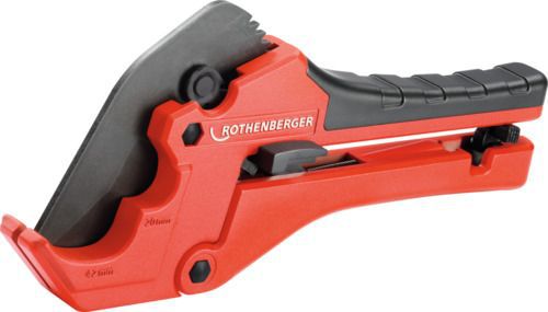ROTHENBERGER ROCUT 42 TWINCUT Kunststoffrohrschere Ø 0-42mm mit Direkt- und Ratschenfunktion - Sanitärwerkzeuge