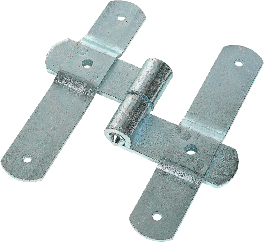 SANER Mittelbandscharnier, rechts ø11mm, 160x90mm, verzinkt - Jalousiebeschläge