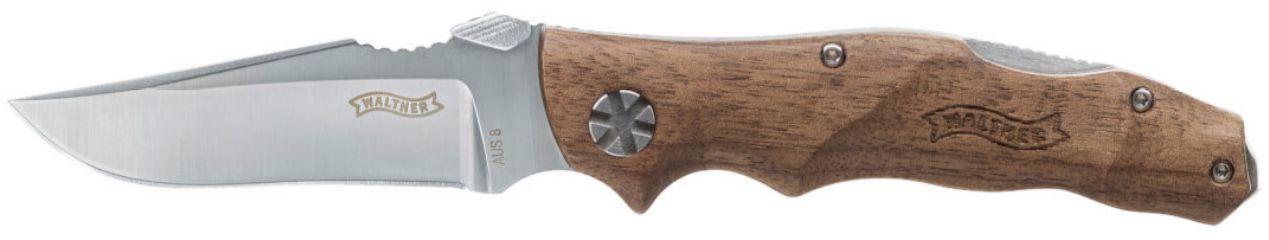 WALTHER Messer AFW 2 71.5mm, 80g, Adventure Folding Knife Art. 5.0831 - Heften, Schneiden