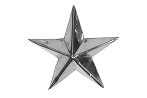 Stern für Rinnen- + Fassadenkasten zum Auflöten - Zink Spenglereihalbfabrikate