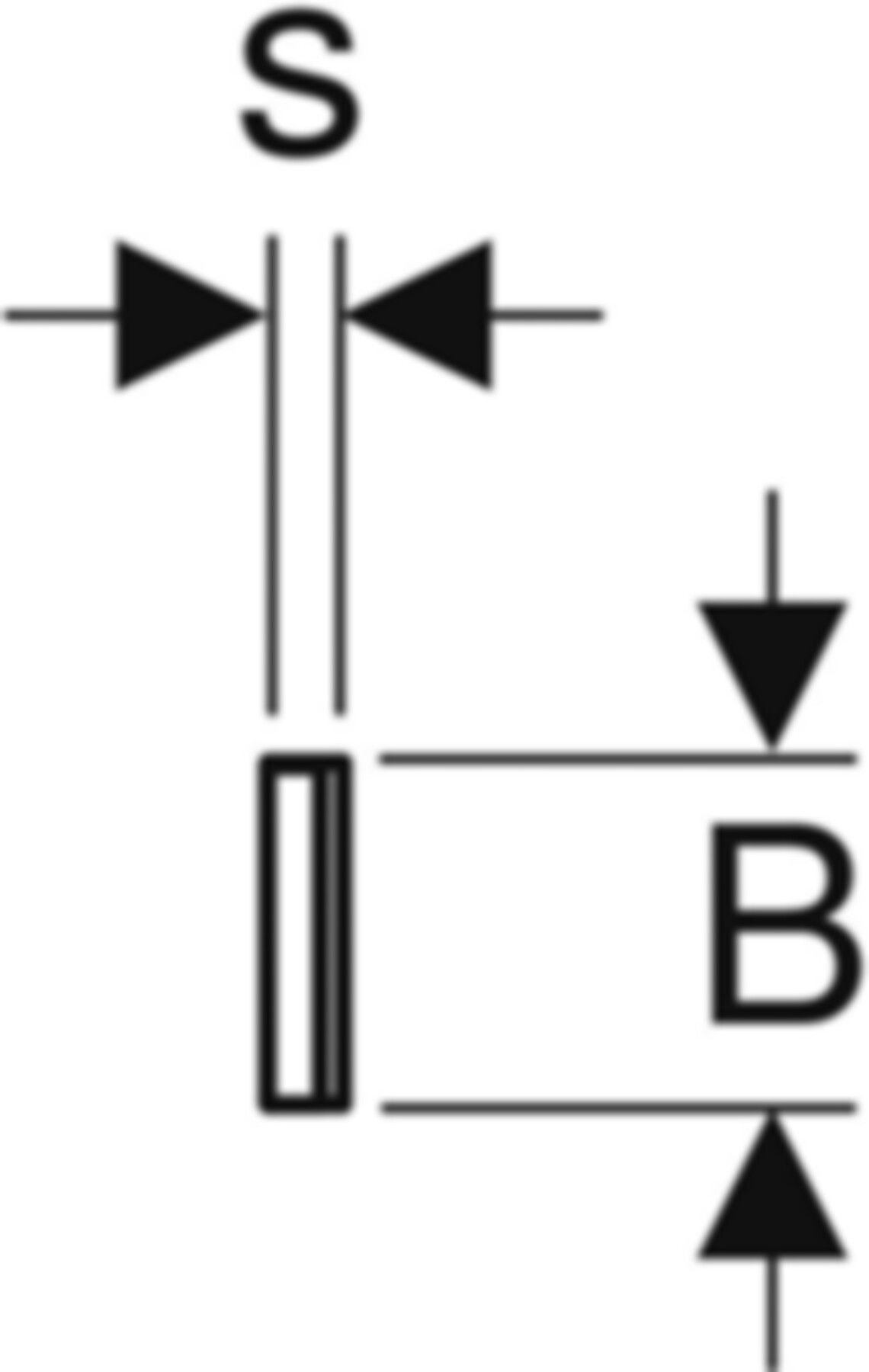 Bandage selbstklebend, für Körperschall- Entkoppelung 300.007.00.2 - Geberit-Dämmung / Brandschutz