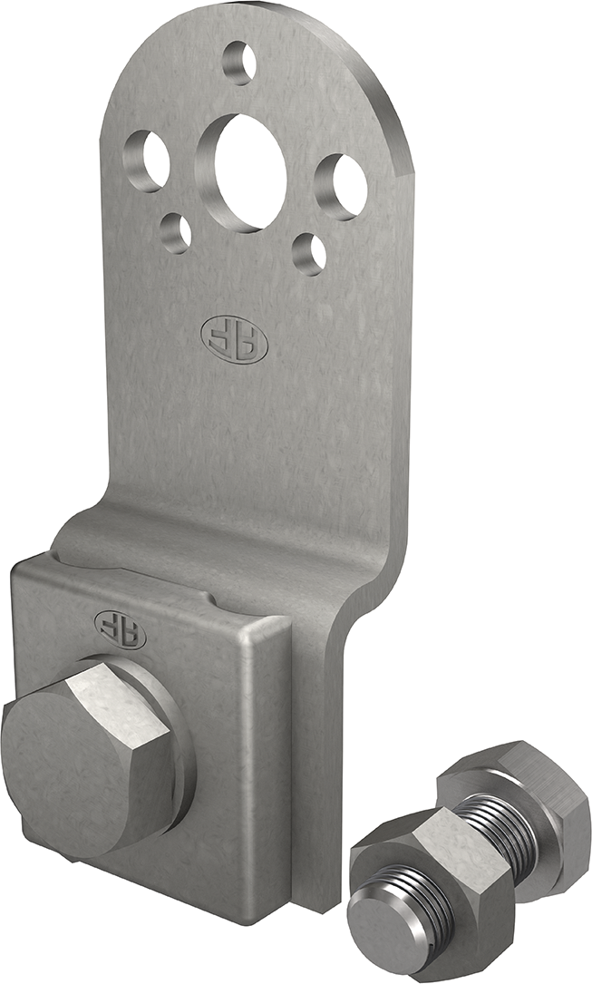 Drahtschuh m/Schr.inox M10x20 Alu 8-9 AF 272.040.528 / AV 4 - AF Blitzschutzprogramm