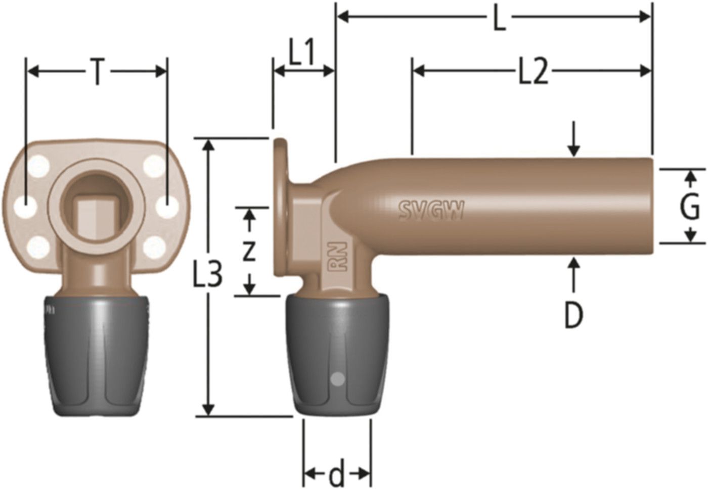 Armaturenanschlüsse NUSSBAUM Optiflex-Profix