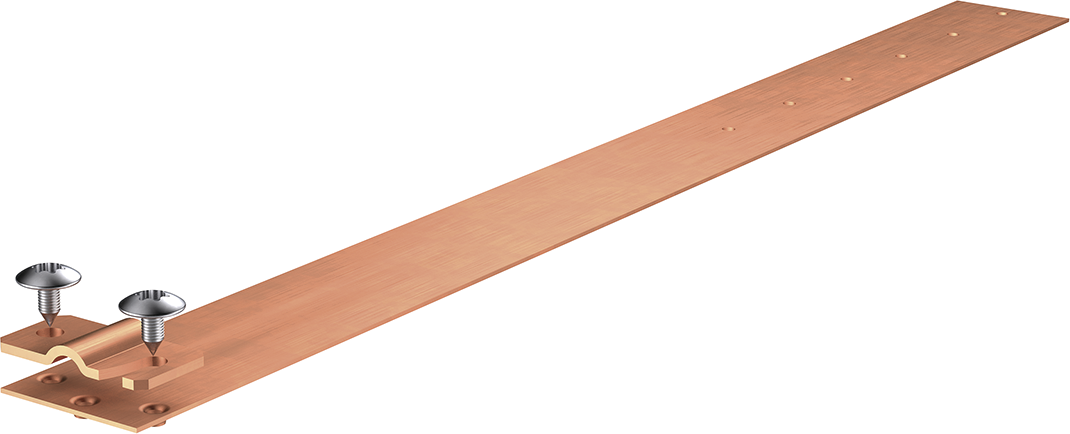 Leitungsh. f/Ziegeldach Kupfer 6-10 AF 225.002.003 / FL 24 - AF Blitzschutzprogramm