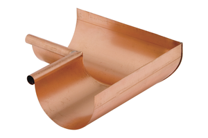 Rinnenwinkel innere 200 mm 141 gefalzt/gelötet "Strubline" - Kupfer Spenglereihalbfabrikate