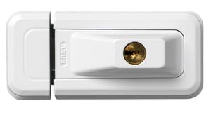 Kastenschloss weiss 3010W CL/DFNLI - Vorhängeschloss, Sicherheitsbeschläge