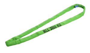 SPANSET Rundschlinge, Economy Grün, L=0.5m, U=1.0m, Tragkraft 2t - Hebewerkzeuge