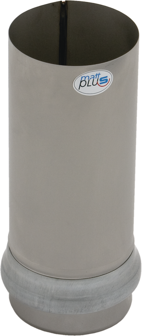 Schiebestücke 25 cm 75/ 92 mm 270 "Strubline" - MattpluS Spenglereihalbfabrikate