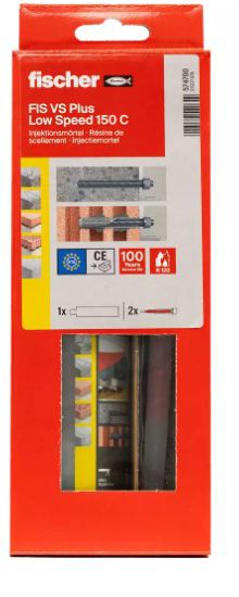 FISCHER Hochleistungsmörtel FIS VS Plus 150 C Low  Speed, 150ml, 574700 - Fischer Befestigung