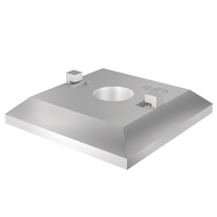 Grundplatte z/Leitungsh.Quadro PE grau AF 247.001.000 / AV 61 - AF Blitzschutzprogramm