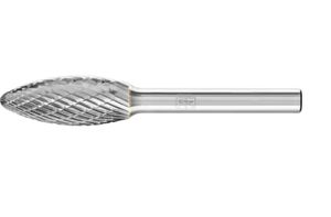 HM-Frässtift, Flammenform B 1230/6 Z-TOUGH, Schaft Ø 6mm - Schleifen, Trennen