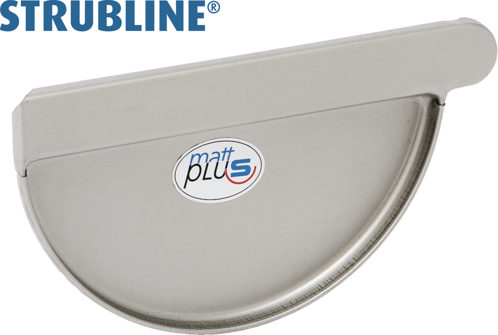 Anklemmboden links 250 mm 127 "Strubline" - MattpluS Spenglereihalbfabrikate