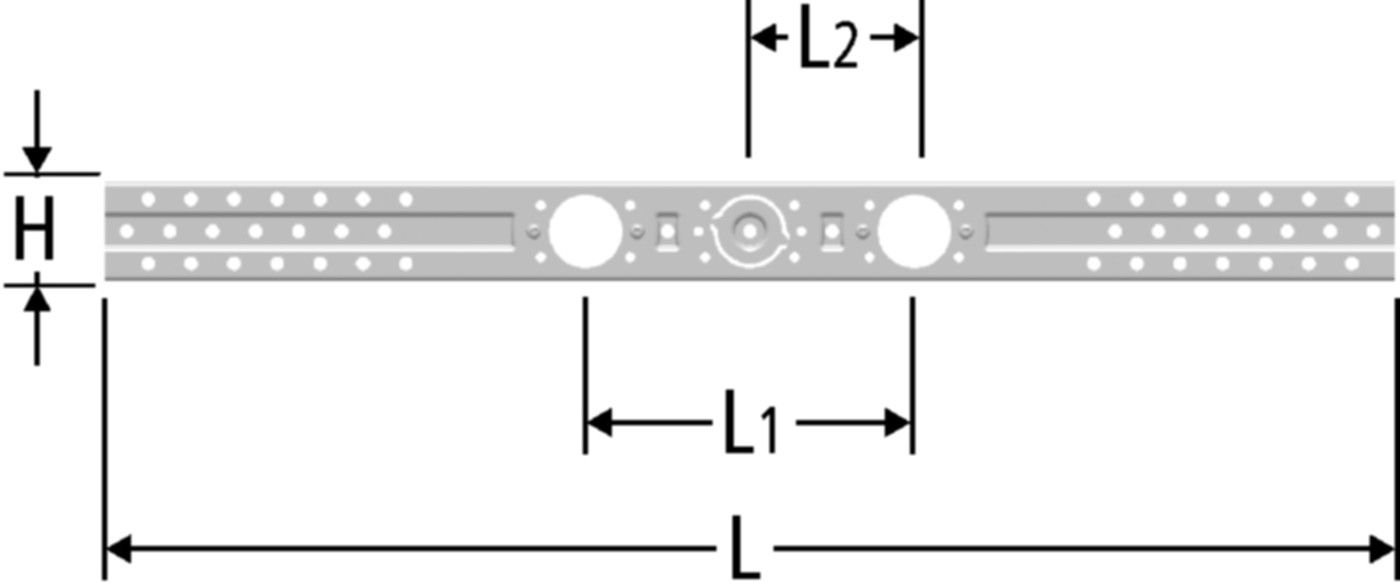 Montageschienen NUSSBAUM Optiflex