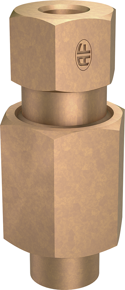 Messtrennmuffe Bronce blank 6/8 AF 275.013.516 / AL 4 - AF Blitzschutzprogramm