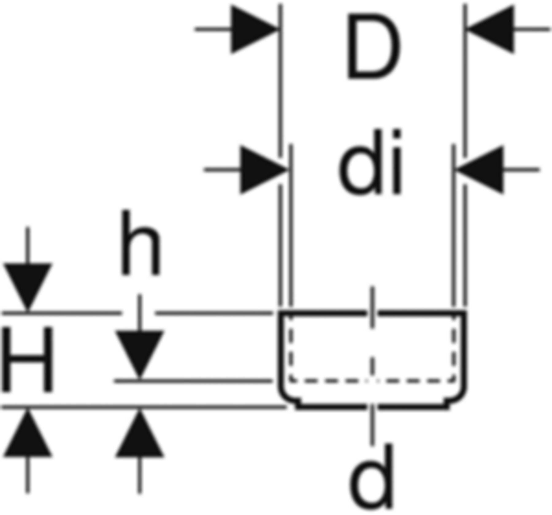 Bodenklosett-Muffe 367.898.16.1 d 110/120mm - Geberit-PE-Formstücke