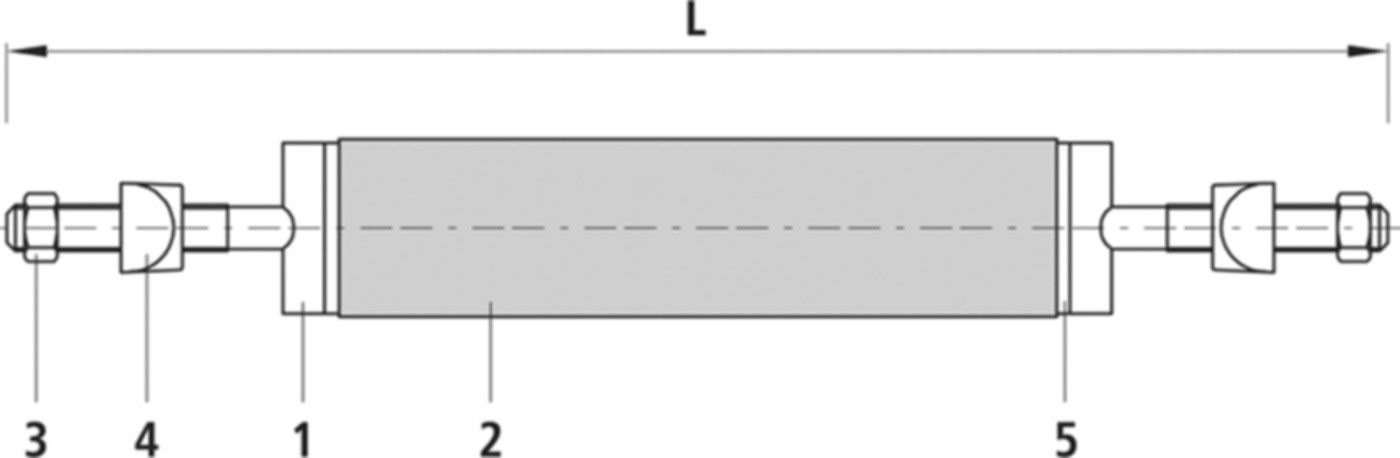 Haltebügel Inox, ohne Erdung 3112 ohne Satteldichtung, DN 125 L = 520mm - Hawle Hausanschluss- und Anbohrarmaturen