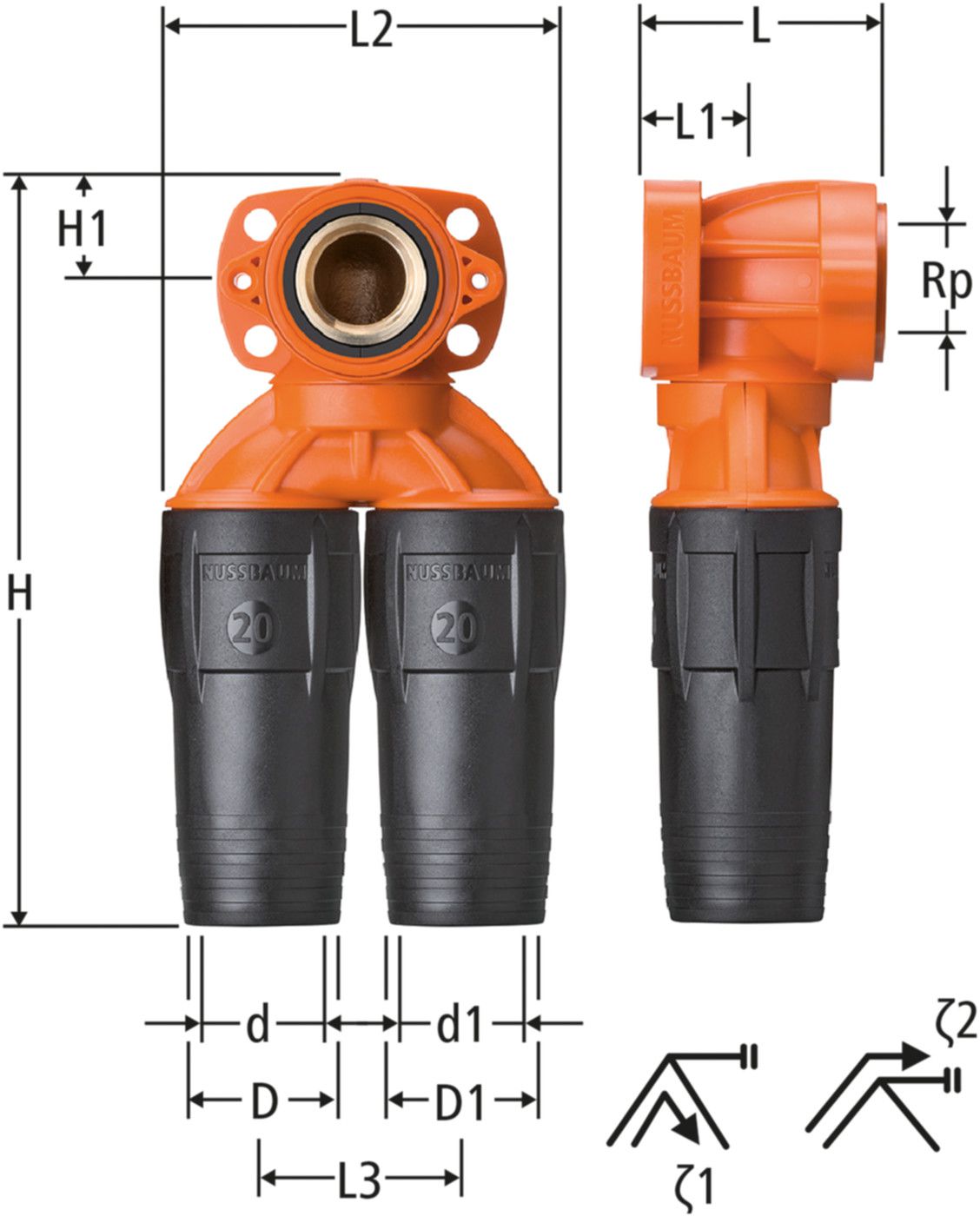 Doppeldosen NUSSBAUM Optiflex-Flowpress