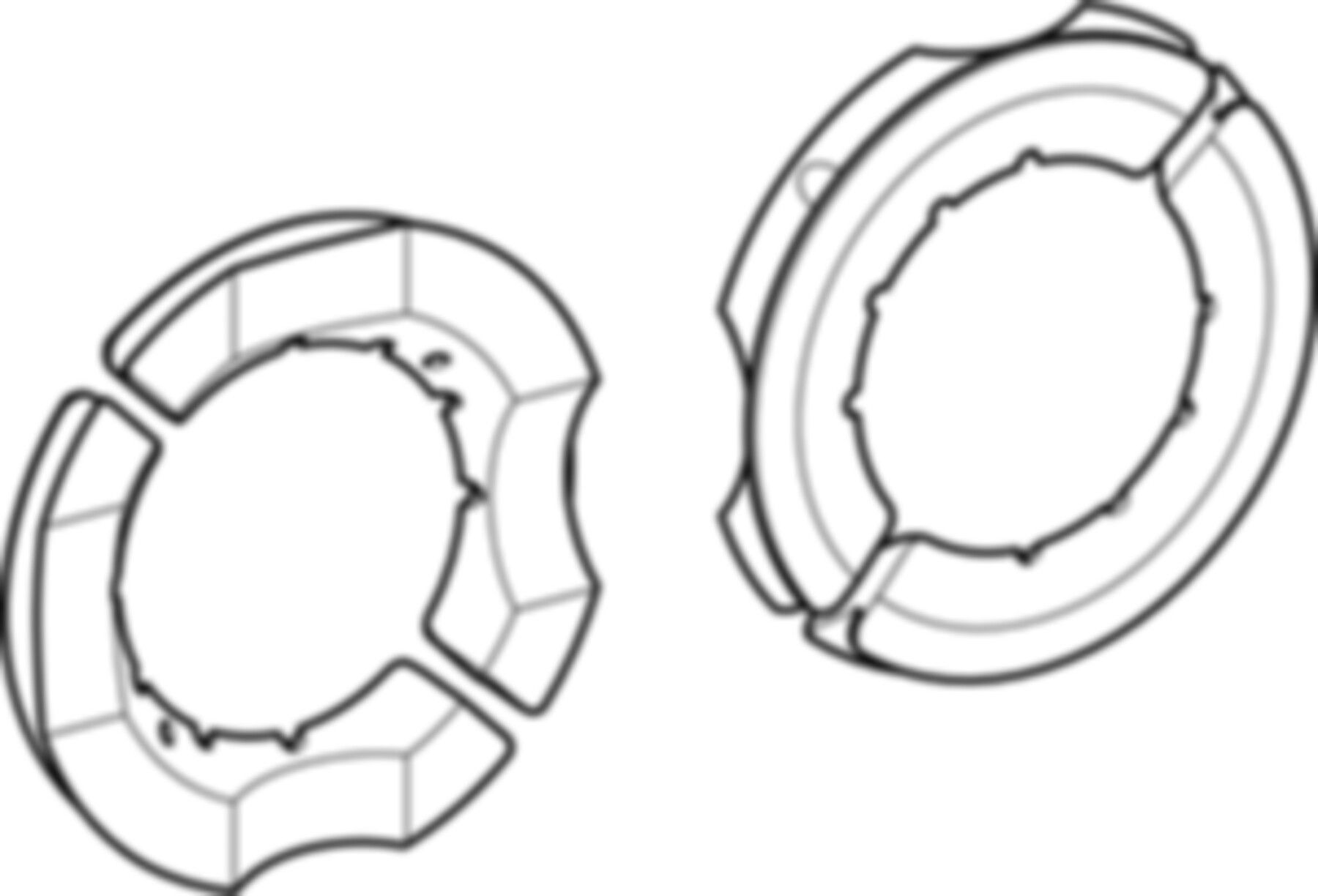Einsatzbacken 75 mm 359.056.00.1 zu Aufspannplatten 110 mm - Geberit Werkzeuge und Zubehör