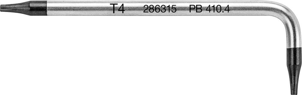 PB Winkel-Schraubenzieher, TORX PB 410, GR.T4 , L= 45mm - Bauwerkzeuge
