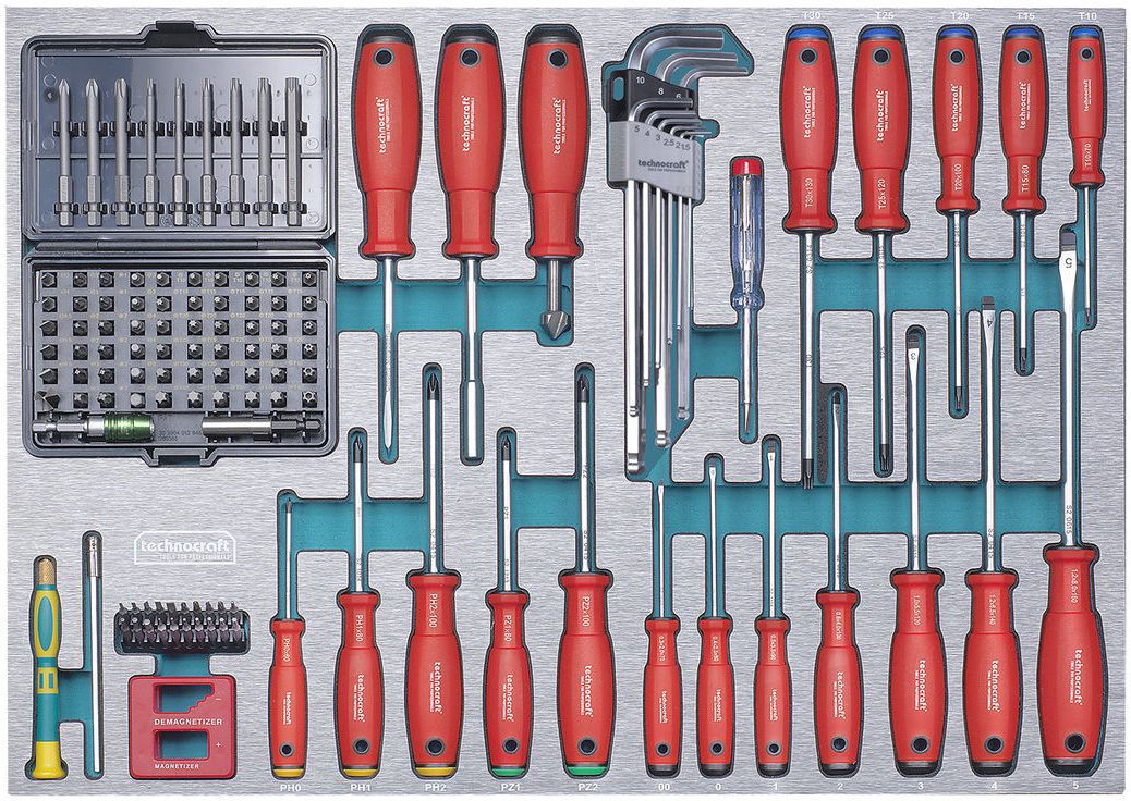 Werkstattwagen SWISS-TEAM-PLUS 743-tlg. 1/4",3/8, 1/2" - Schlüsselwerkzeuge