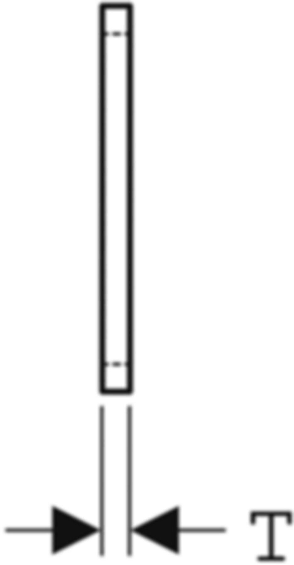 Dämmunterlage 7 x 5cm 461.014.00.1 - Geberit-Duofix