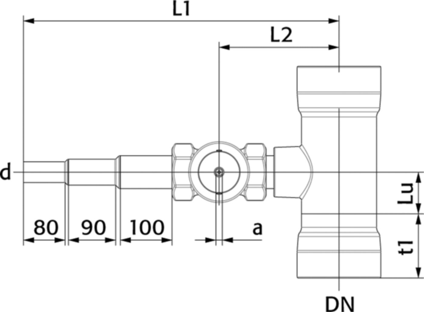 Steckmuffen-Kombination Abgang Univ.PE Multi I/611 DN 250 d63/50/40mm - Wild Armaturen