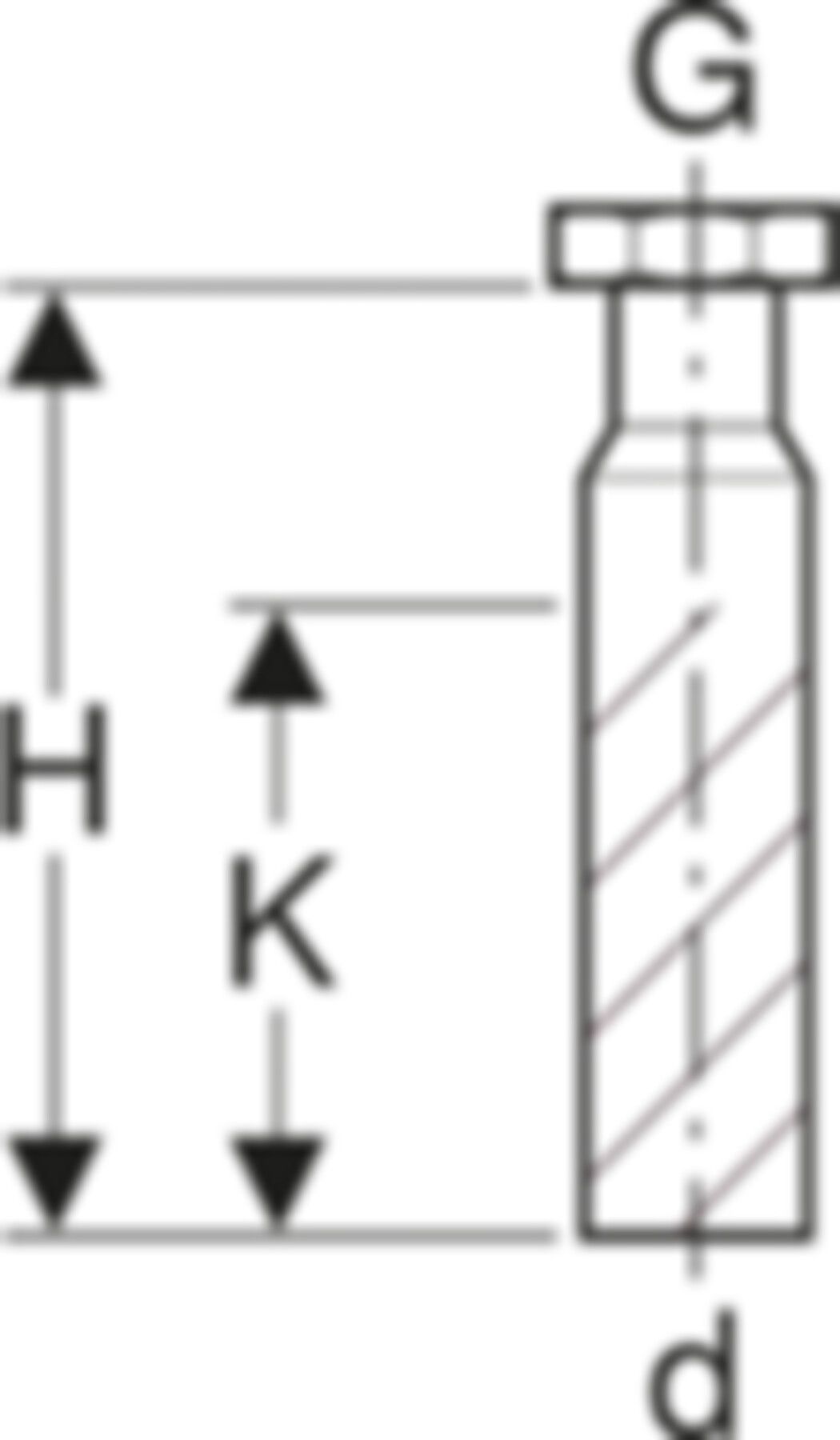 Anschlussstutzen mit Verschraubung und Dichtung d 50mm - 2" 152.114.16.1 - Geberit-Sifon + Apparateanschlüsse