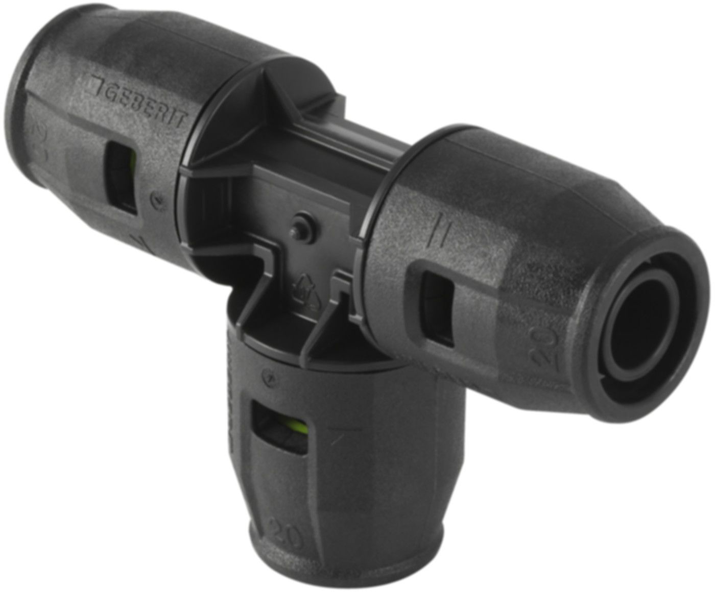 T-Stück egal 16mm 650.310.00.1 - Geberit-Push Fit-Formstücke