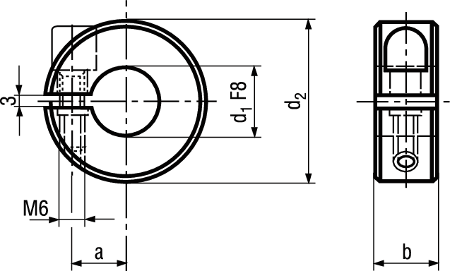 Klemmringe leichte Reihe St BN325 16x38x15 - Bossard Schrauben