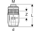 Schnellkupplung 20mm M25 651.652.00.1 - Geberit-Push Fit-Formstücke