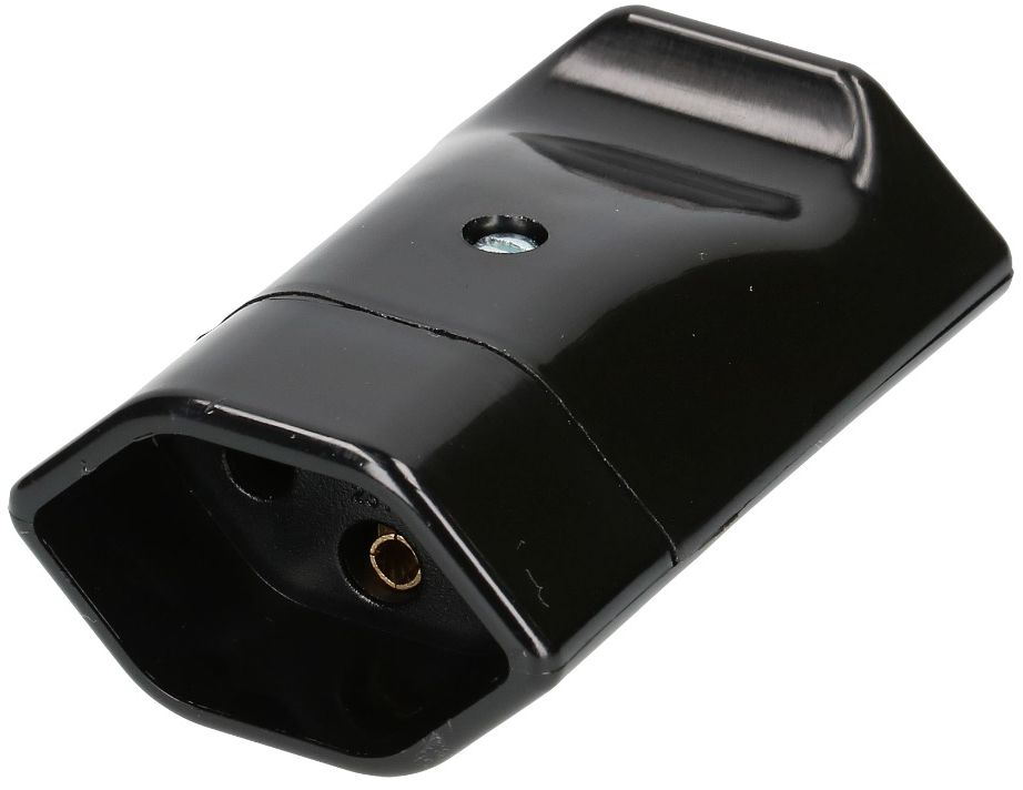 Kupplung T13, 230V /10A, 3-Pol, Schwarz - Stromverteilung